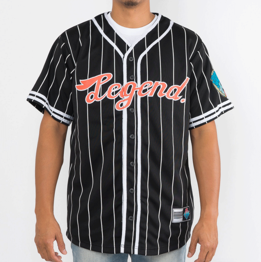 PINK DOLPHIN Legend Baseball Jersey in 