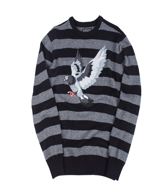 STAPLE PIGEON Striped Pigeon Sweater