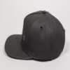 KING APPAREL Pitchford Pinch Panel Snapback Cap - Black Leather