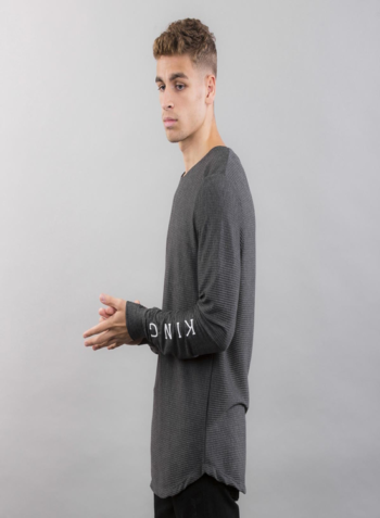 KING APPAREL Pitchford Lightweight Midline Sweatshirt - Black