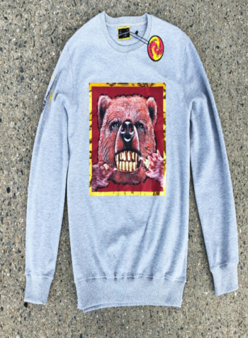LEONINE Gold Teeth Bear Crewneck