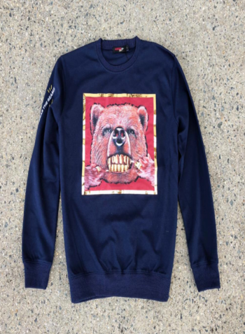 LEONINE Gold Teeth Bear Crewneck