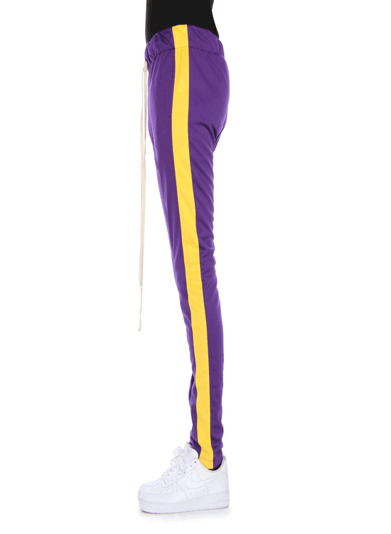 EPTM Track Pants Purple/Yellow - Crisp - Track Pants