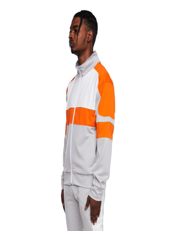 EPTM Motocross Jacket Silver/White/Orange